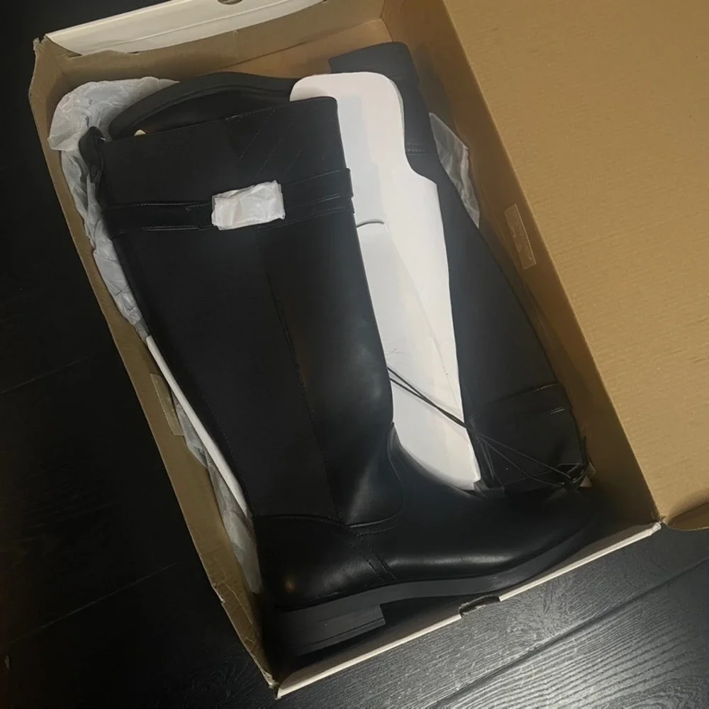 St Johns Bay SJB Winterwood Black Tall Boots‎ Women's Size 8 M